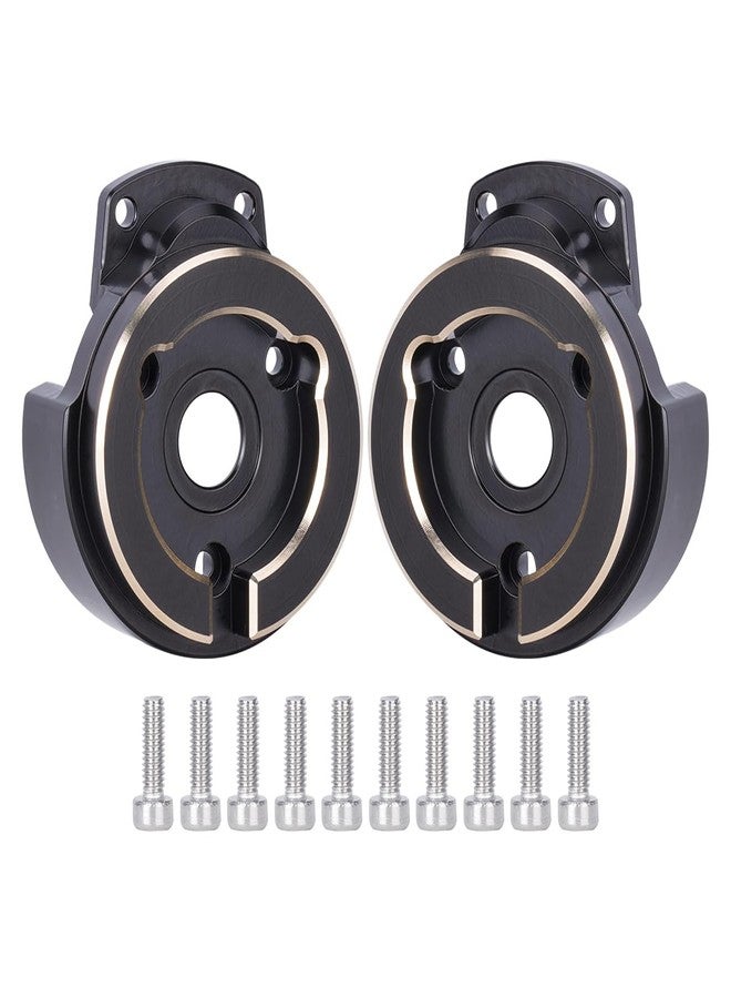 VNUHV Black Heavy Brass Portal Front Cover Weights 206g for 1/10 RC Crawler Vanquish VS4-10 Phoenix F10 Axle LCG Upgrade Parts - Image 1